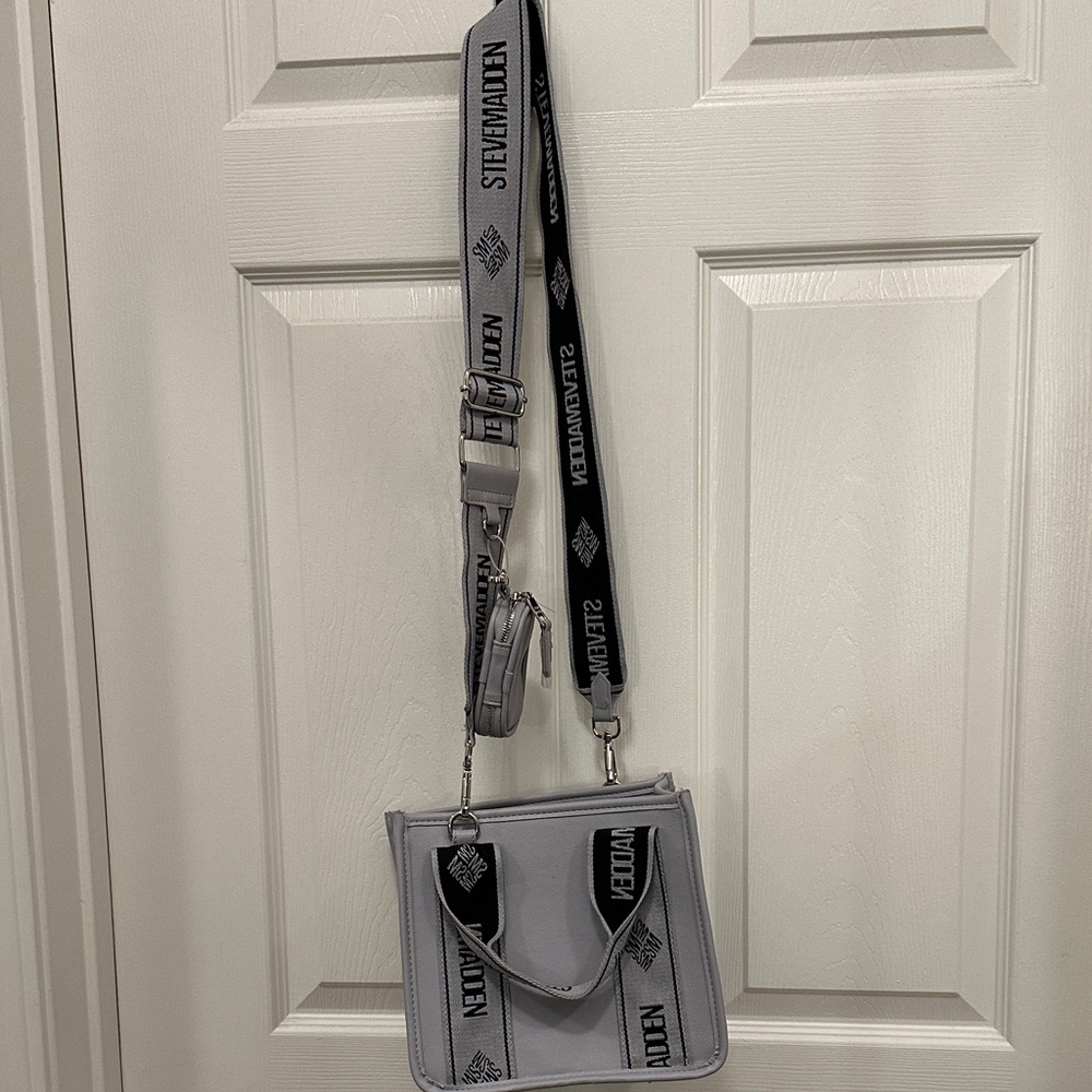 Steve Madden Silver Crossbody Bag